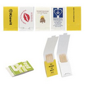 Toothpick Booklet w/ 10 Toothpicks & 4 Color Process Printing (CMYK)